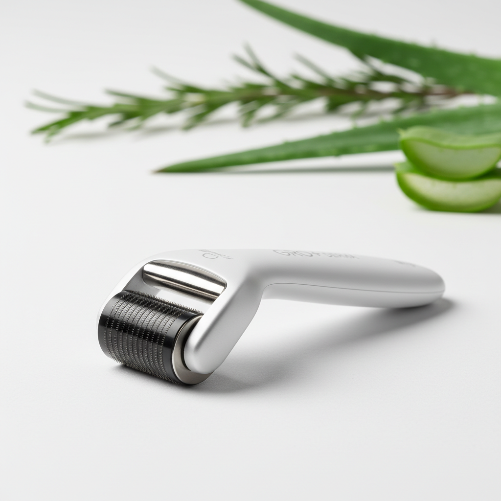 Derma Roller 0.5mm with 540 Micro Needle for Hair Growth